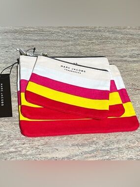 NWT 3-piece Marc Jacobs cosmetic bag set